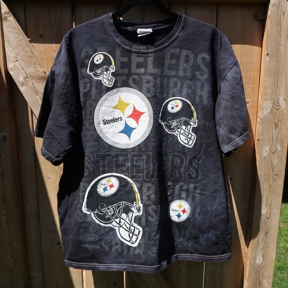 Pittsburgh Steelers Tie Dye Graphic Tshirt - Picture 1 of 3